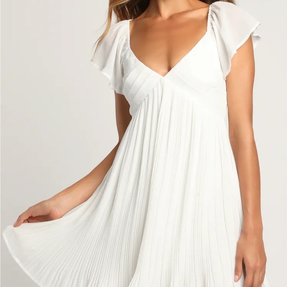 Lulus White mini dress